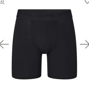 NWT SKIMS Stretch Men’s 5” Boxer Brief in Obsidian Black
